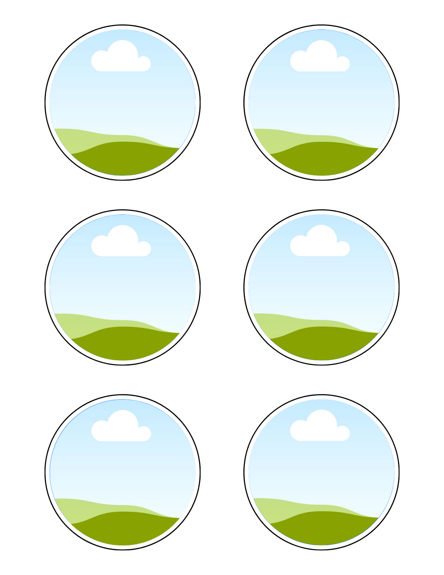 Button Pin & Square Keychain Template