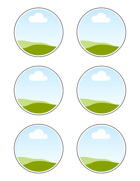 Button Pin & Square Keychain Template