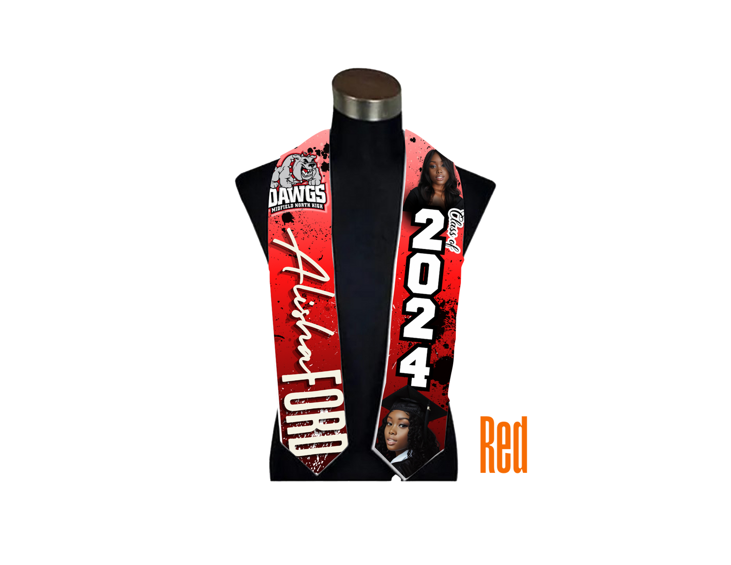 Custom Graduation Stole