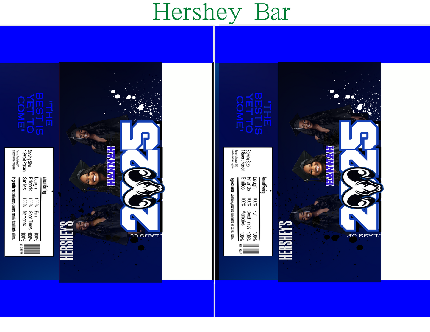 Grad Party Favor Template (Editable)