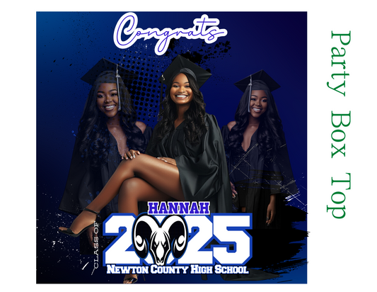 Grad Party Favor Template (Editable)