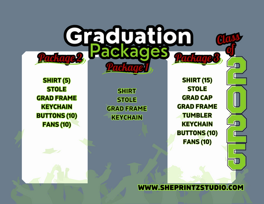 Graduation Price List (Editable)