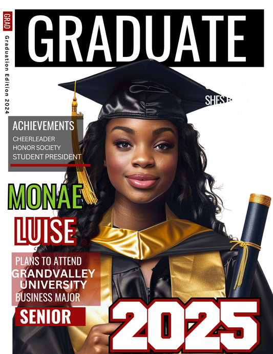 Single Magazine Cover Design (Editable)