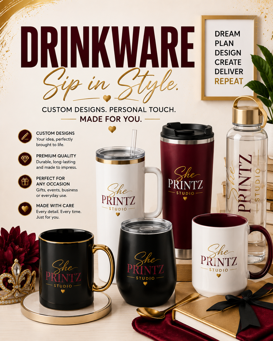Custom Drinkware