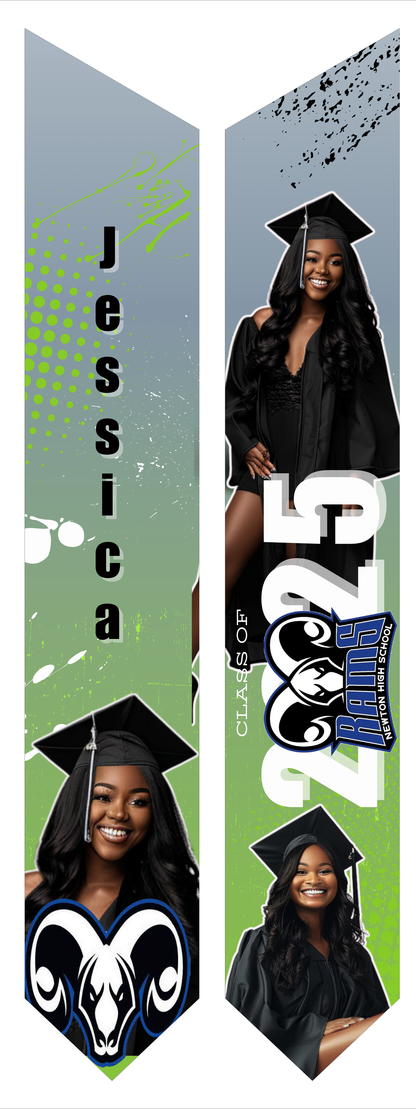 Grad Stole Design Bundle (Editable)
