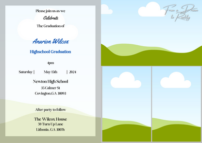 Graduation Magazine Template (Editable)