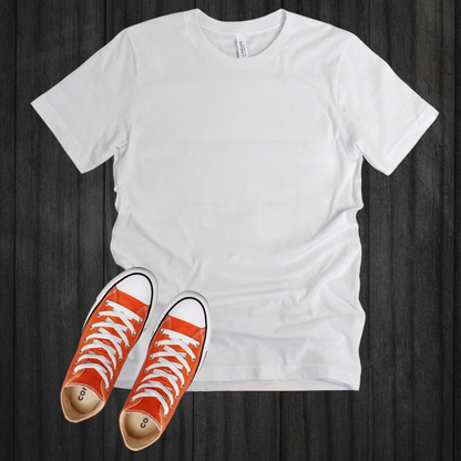 White T-shirt & Converse Mock-up (Editable)