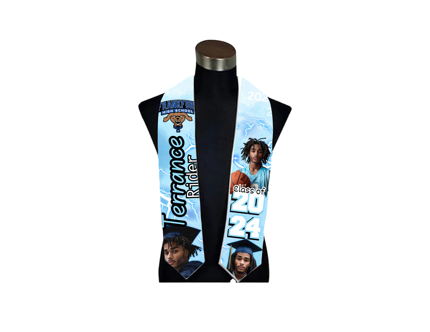 Grad Stole Template & Mock-up Bundle (Editable)