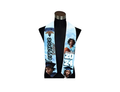 Grad Stole Template & Mock-up Bundle (Editable)