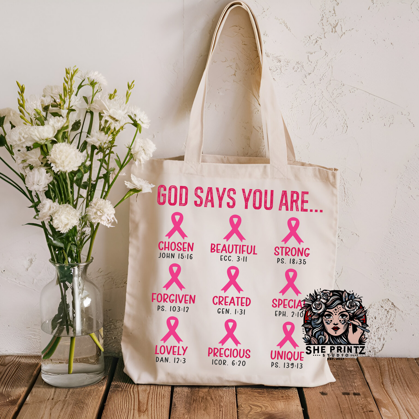 Breast Cancer Awareness Tote