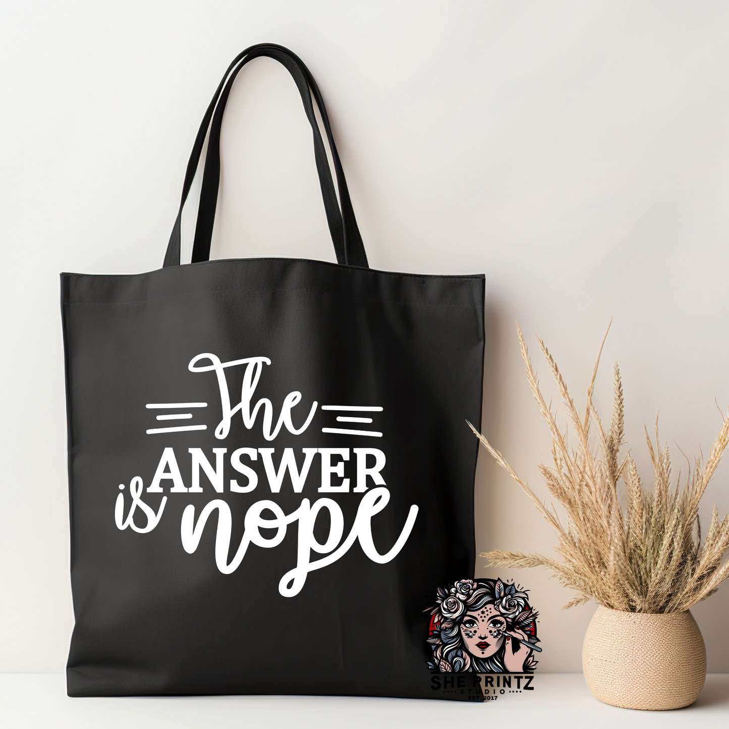 The Answer is Nope Tote