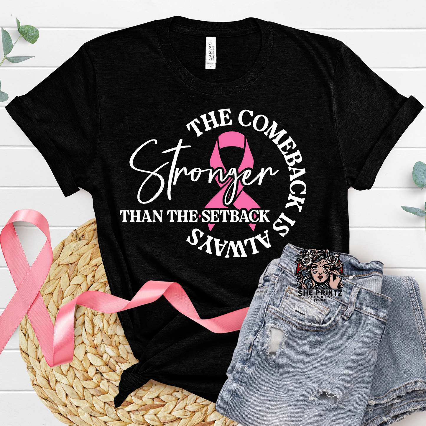 The Comeback Is Always Stronger Than The Setback T-shirt