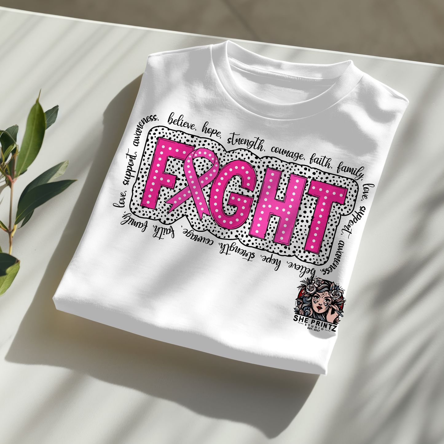 Fight (Breast Cancer Awareness)T-shirt