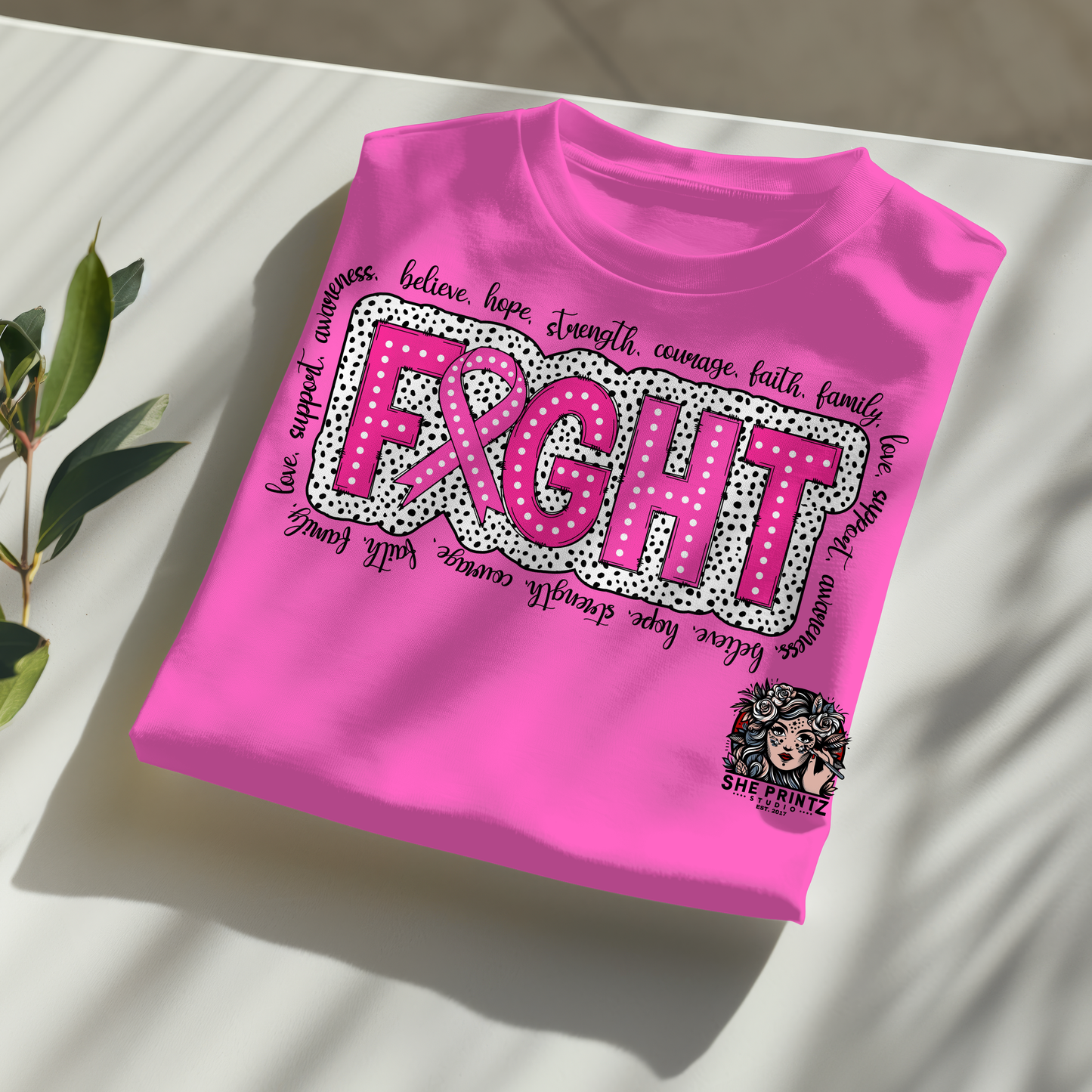 Fight (Breast Cancer Awareness)T-shirt