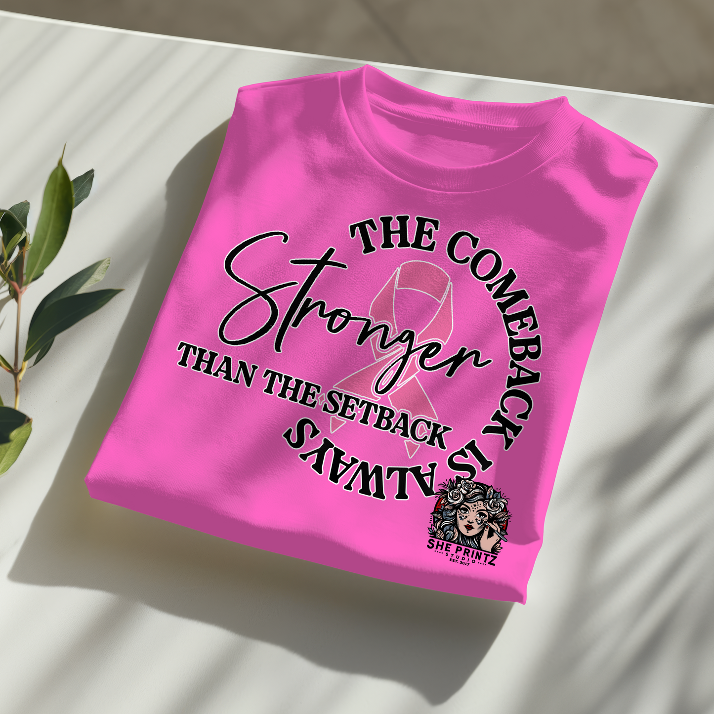 The Comeback Is Always Stronger Than The Setback T-shirt