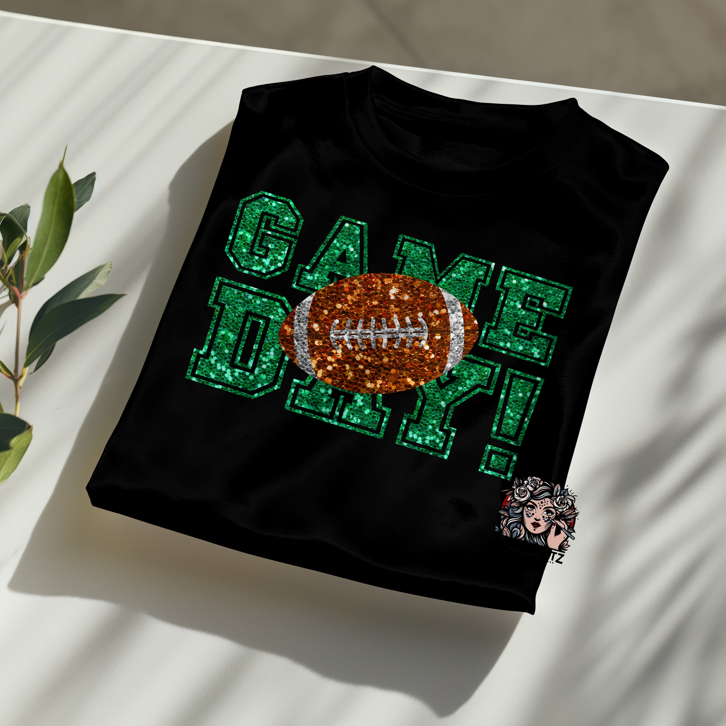 Glitter Game Day T-shirt