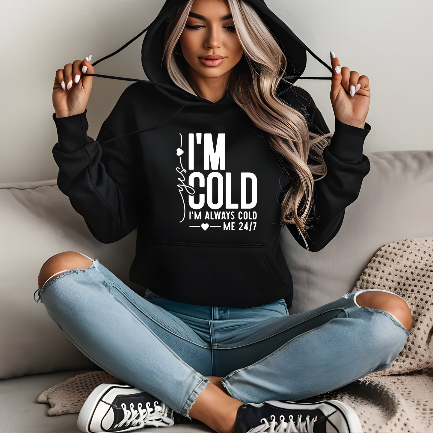 Yes! I'm Cold Sweatshirt