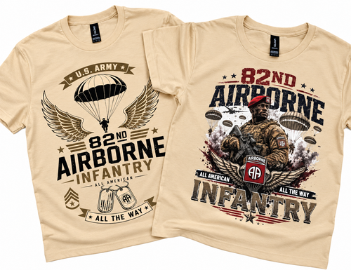 Custom DTF T-shirts with full color graphic printing