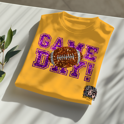 Glitter Game Day T-shirt