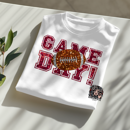 Glitter Game Day T-shirt