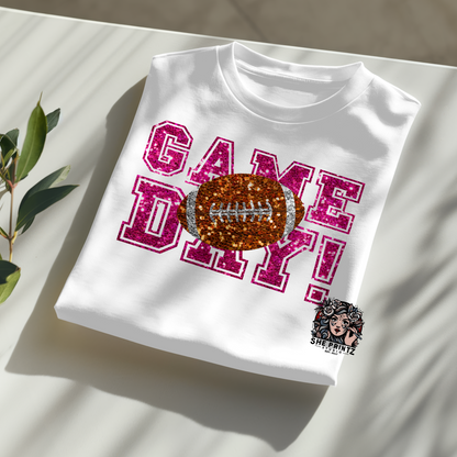 Glitter Game Day T-shirt